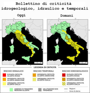 Bollettino di allerta meteo del 14/02/2025