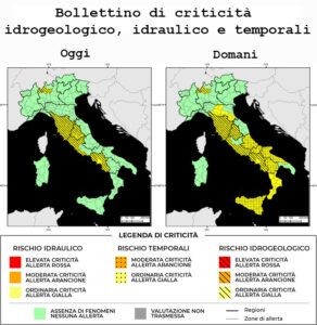 Bollettino di allerta meteo del 25/02/2025