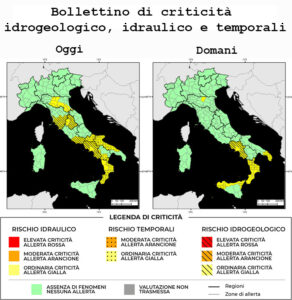 Bollettino di allerta meteo del 26/02/2025