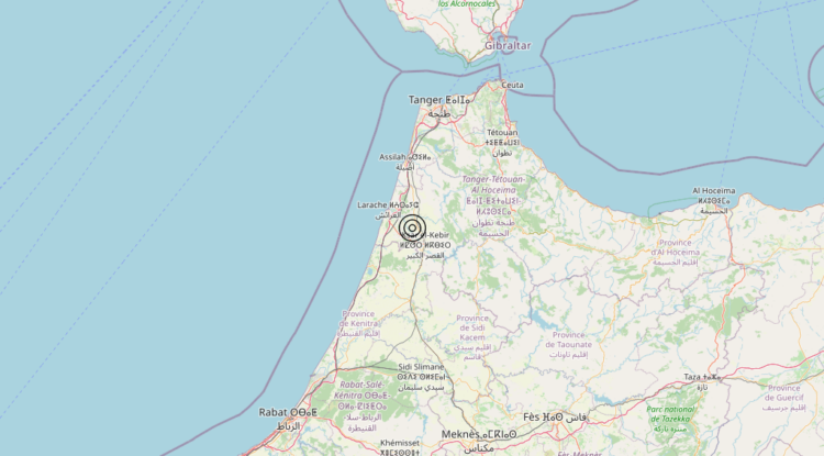 Terremoto Morocco [Land] – Magnitudo 4.9