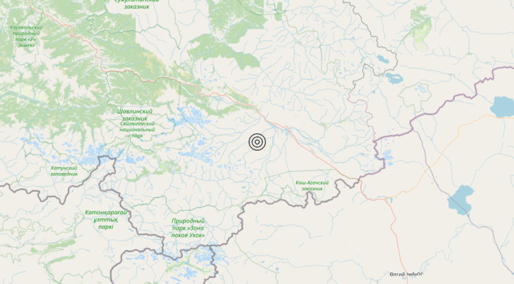 Terremoto Russia [Land] – Magnitudo 5.8