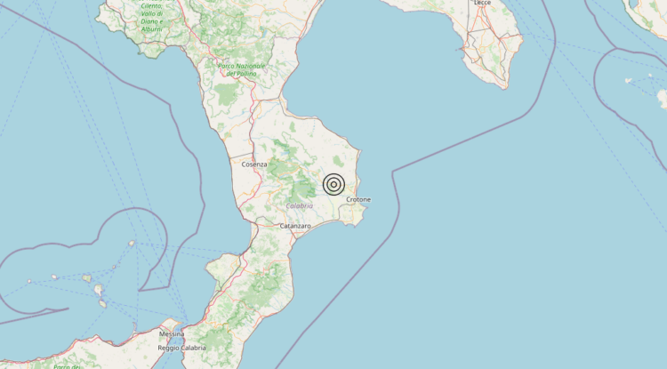 Terremoto 2 km NE San Mauro Marchesato (KR) – Magnitudo 3.5 Terremoto 2 km NE San Mauro Marchesato (KR) – Magnitudo 3.5