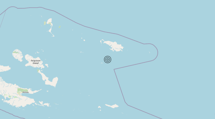 Terremoto Papua New Guinea [Sea] – Magnitudo 5.7