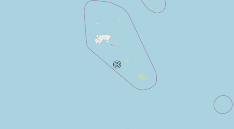 Terremoto Solomon Is. [Sea] – Magnitudo 6.2