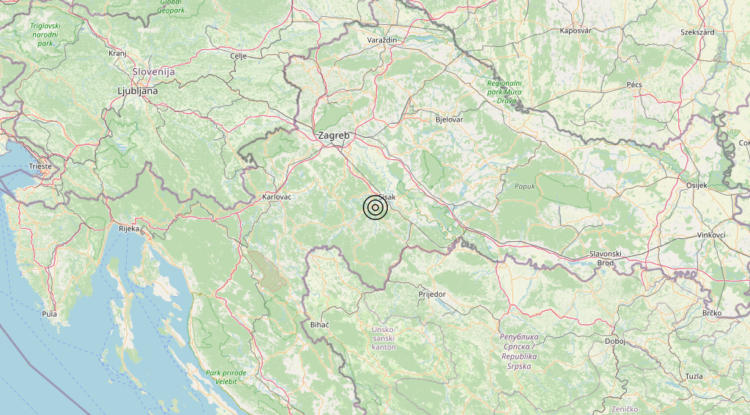 Terremoto Croatia [Land] – Magnitudo 4.1