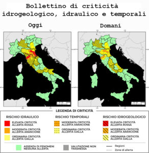 Bollettino di allerta meteo del 15/03/2025