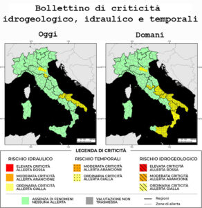 Bollettino di allerta meteo del 25/03/2025