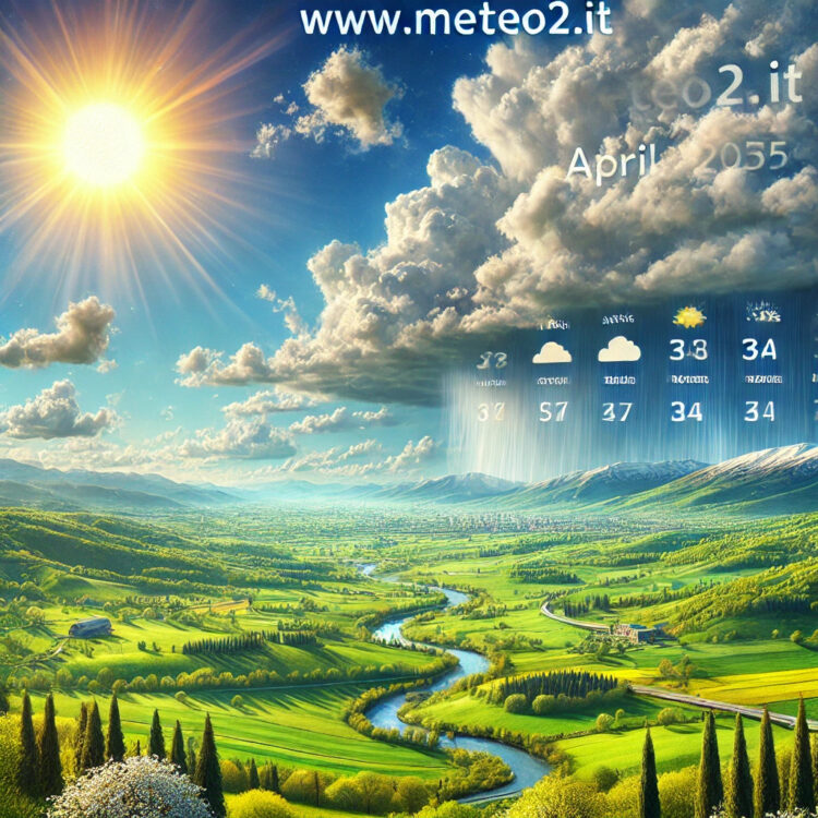 Meteo di Aprile 2025: previsioni Aeronautica Militare