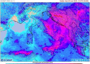 Meteo, fine marzo 2025 tra pioggia, freddo, maltempo e neve