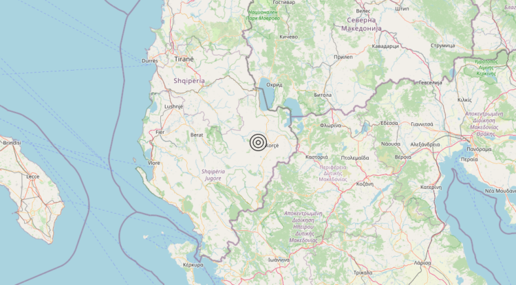 Terremoto Confine Grecia-Albania (GRECIA, ALBANIA) – Magnitudo 3.3