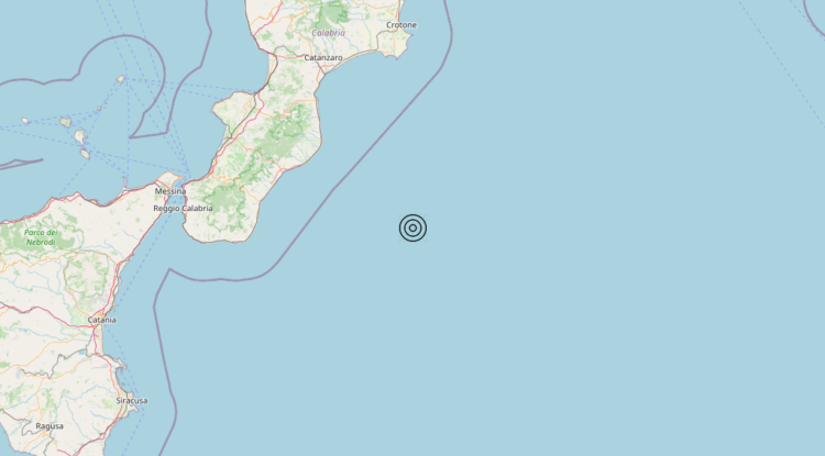 Terremoto Mar Ionio Settentrionale (MARE) – Magnitudo 3.1