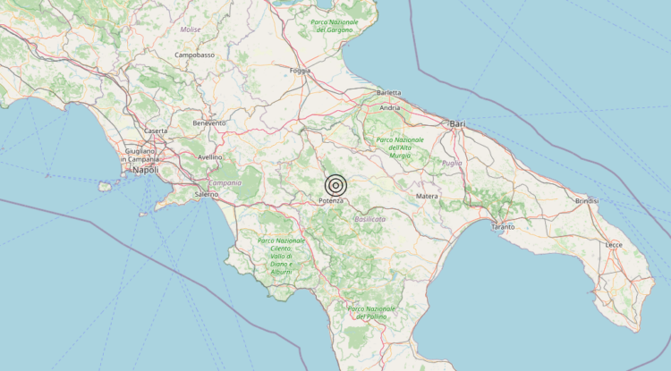 Terremoto 6 km W Vaglio Basilicata (PZ) – Magnitudo 4.2