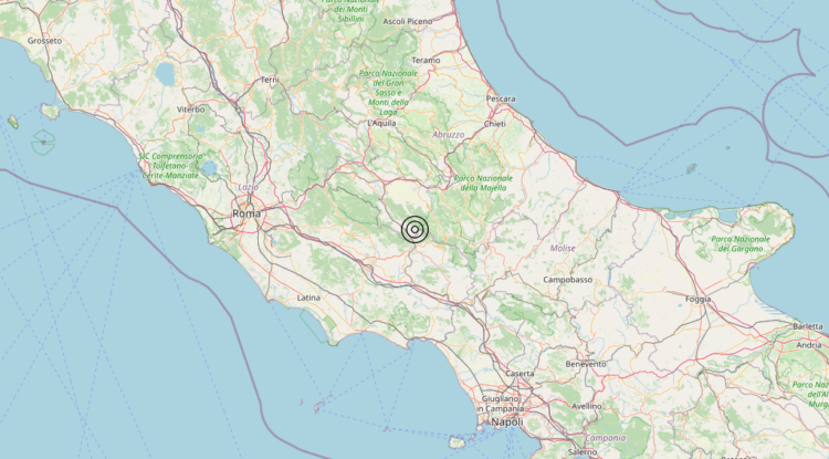 Terremoto 2 km W Pescosolido (FR) – Magnitudo 3.0