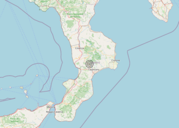 Terremoto 1 km NW Tiriolo (CZ) – Magnitudo 3.3