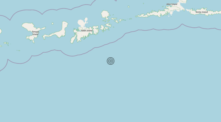 Terremoto Andreanof Islands, Aleutian Islands, United States [Sea: United States] – Magnitudo 5.8