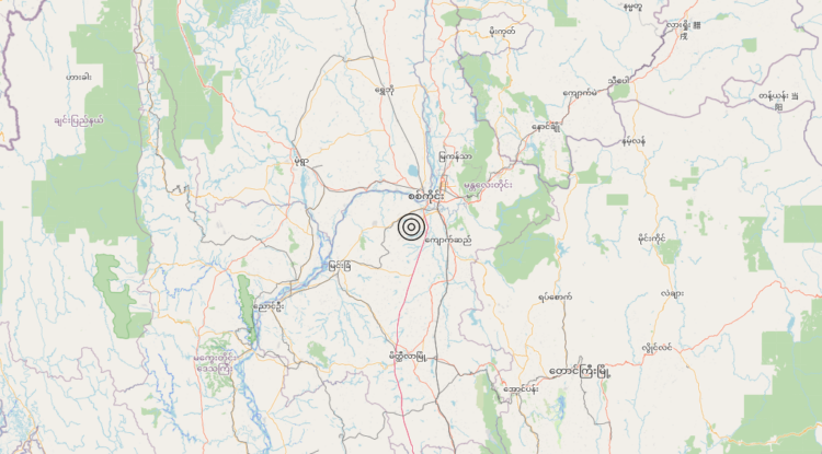 Terremoto Myanmar – Magnitudo 5.5