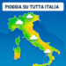 Meteo a Pasqua 2025: piogge diffuse in arrivo sull’Italia