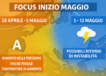 Meteo: 25 Aprile 2025, previsioni del tempo con uno sguardo a Maggio