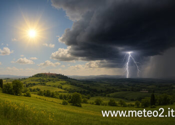 Meteo Maggio 2025: caldo africano, poi forti temporali in arrivo sull’Italia