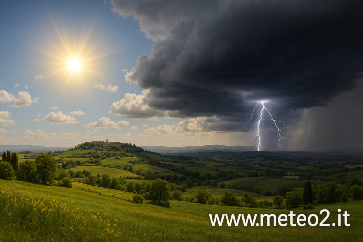 Meteo Maggio 2025: caldo africano, poi forti temporali in arrivo sull’Italia Meteo Maggio 2025: caldo africano, poi forti temporali in arrivo sull’Italia