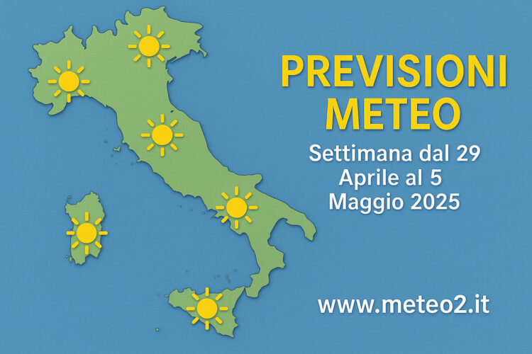 Meteo: prossimi giorni e weekend. Verso un Maggio caldo?