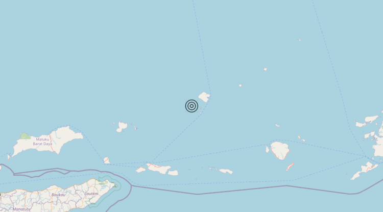 Terremoto Indonesia [Sea] – Magnitudo 5.7