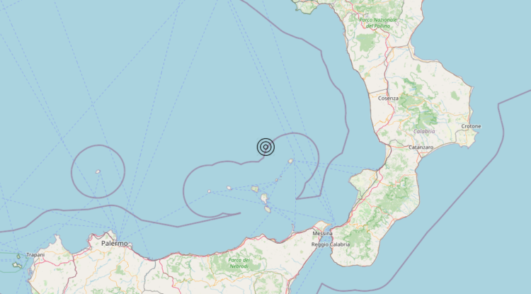 Terremoto Tirreno Meridionale (MARE) – Magnitudo 3.0