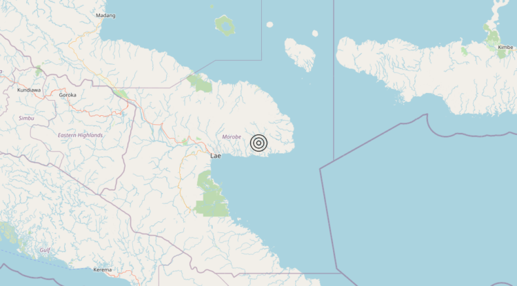 Terremoto Papua New Guinea [Land] – Magnitudo 5.6