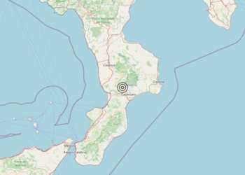 Terremoto 1 km W Tiriolo (CZ) – Magnitudo 3.4
