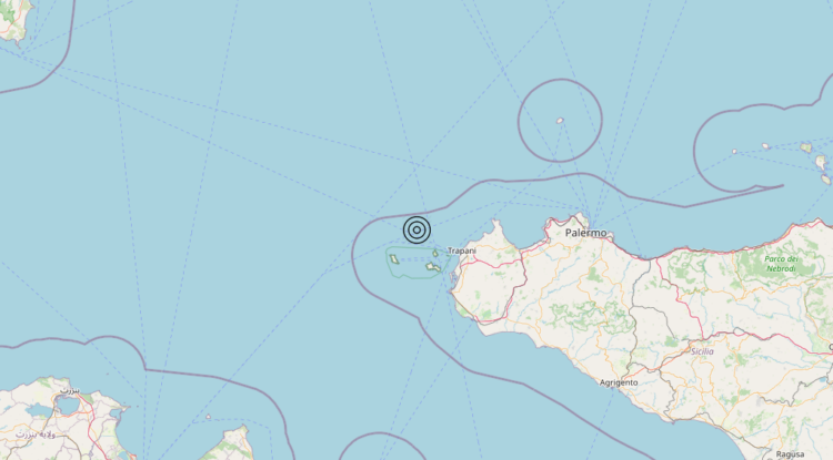 Terremoto Isole Egadi (Trapani) – Magnitudo 4.1