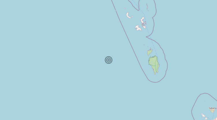 Terremoto India [Sea] – Magnitudo 6.1