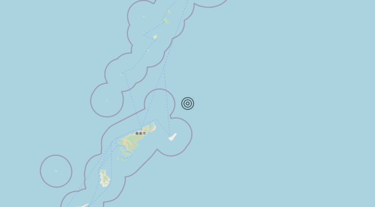 Terremoto Ryukyu Islands, Japan [Sea: Japan] – Magnitudo 5.7