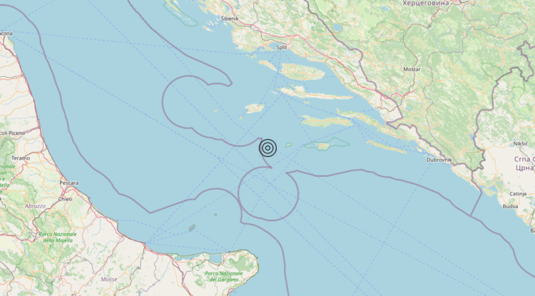 Terremoto Adriatico Centrale (MARE) – Magnitudo 3.3