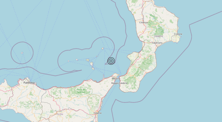 Terremoto Tirreno Meridionale (MARE) – Magnitudo 3.6