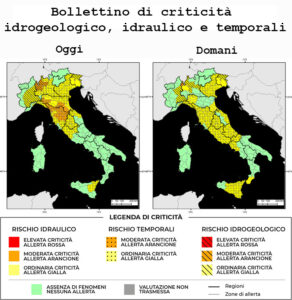 Bollettino di allerta meteo del 05/05/2025