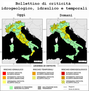 Bollettino di allerta meteo del 06/05/2025