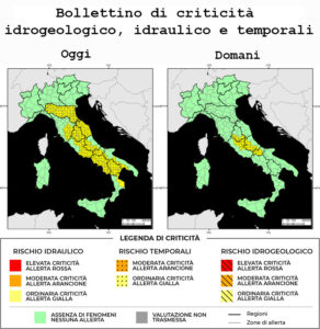 Bollettino di allerta meteo del 13/05/2025