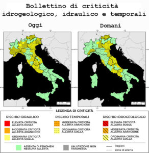Bollettino di allerta meteo del 22/05/2025