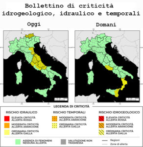 Bollettino di allerta meteo del 23/05/2025
