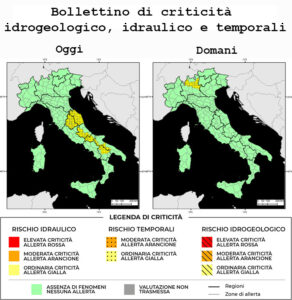 Bollettino di allerta meteo del 27/05/2025