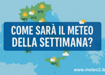 Come sarà il meteo della settimana? Ecco la tendenza giorno per giorno