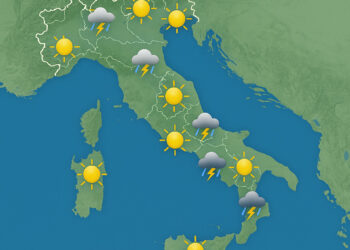 Meteo weekend 17-18 maggio 2025: temperature in rialzo con temporali pomeridiani