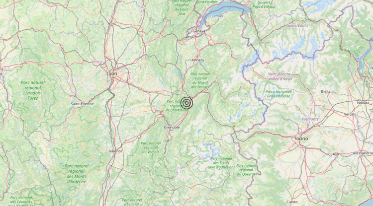 Terremoto France – Magnitudo 3.4