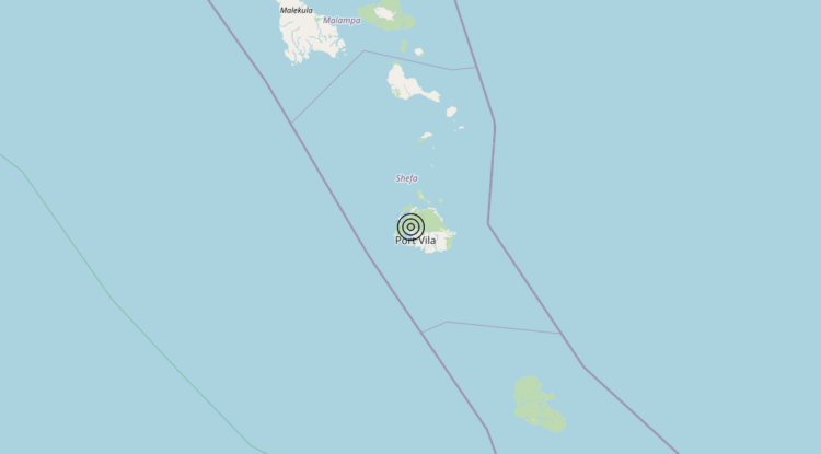 Terremoto Vanuatu Islands [Land: Vanuatu] – Magnitudo 6.0