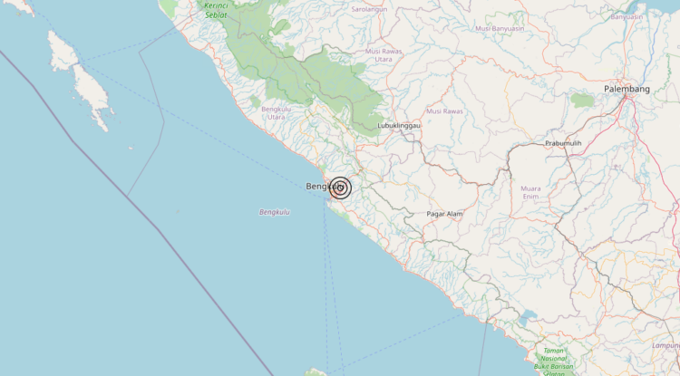 Terremoto Southern Sumatera, Indonesia [Land: Indonesia] – Magnitudo 5.9
