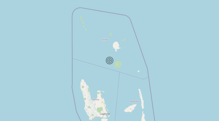 Terremoto Vanuatu Islands [Sea: Vanuatu] – Magnitudo 5.8