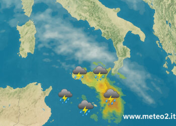 Meteo Sud e Sicilia: oggi giovedì 19 giugno ancora temporali, poi miglioramento nel weekend