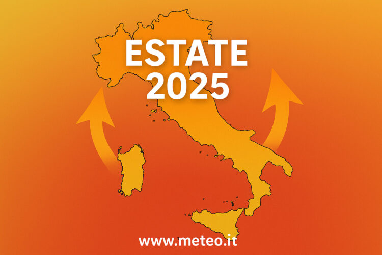 Previsioni meteo estate 2025: caldo intenso, temporali e ritorno dell’anticiclone africano
