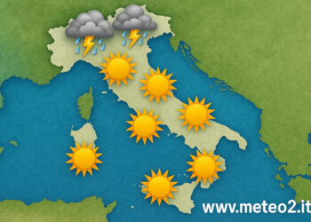 Meteo: il weekend porta instabilità al Nord, caldo al Sud