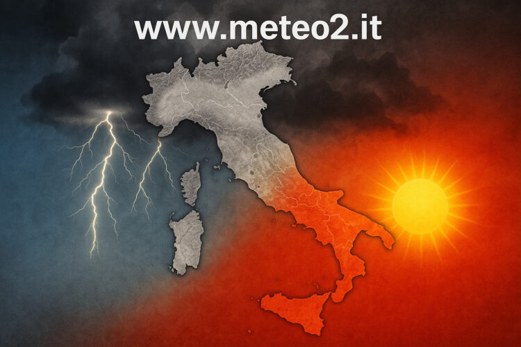 Meteo fine giugno e inizio luglio 2025: caldo africano e temporali al Nord